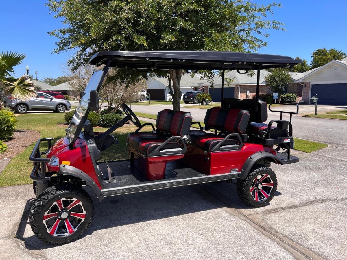 Heated Pool And Golf Cart, Walk To Beach! Best Deal! Destin Bagian luar foto